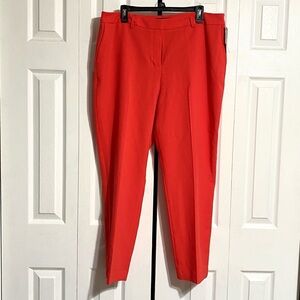 PRETTY Tahari ASL NWT dusty burnt orange pants slacks trousers size 16